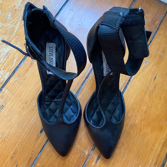 Steve Madden T-strap stiletto heels - Picture 2 of 5